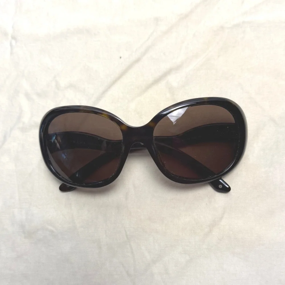 Prada Oversized Dark Brown Tortoiseshell Sunglasses